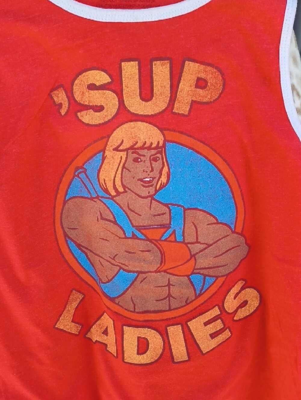 Masters of the Universe Red Tank Top - Vintage Graphic - Picture 3 of 4